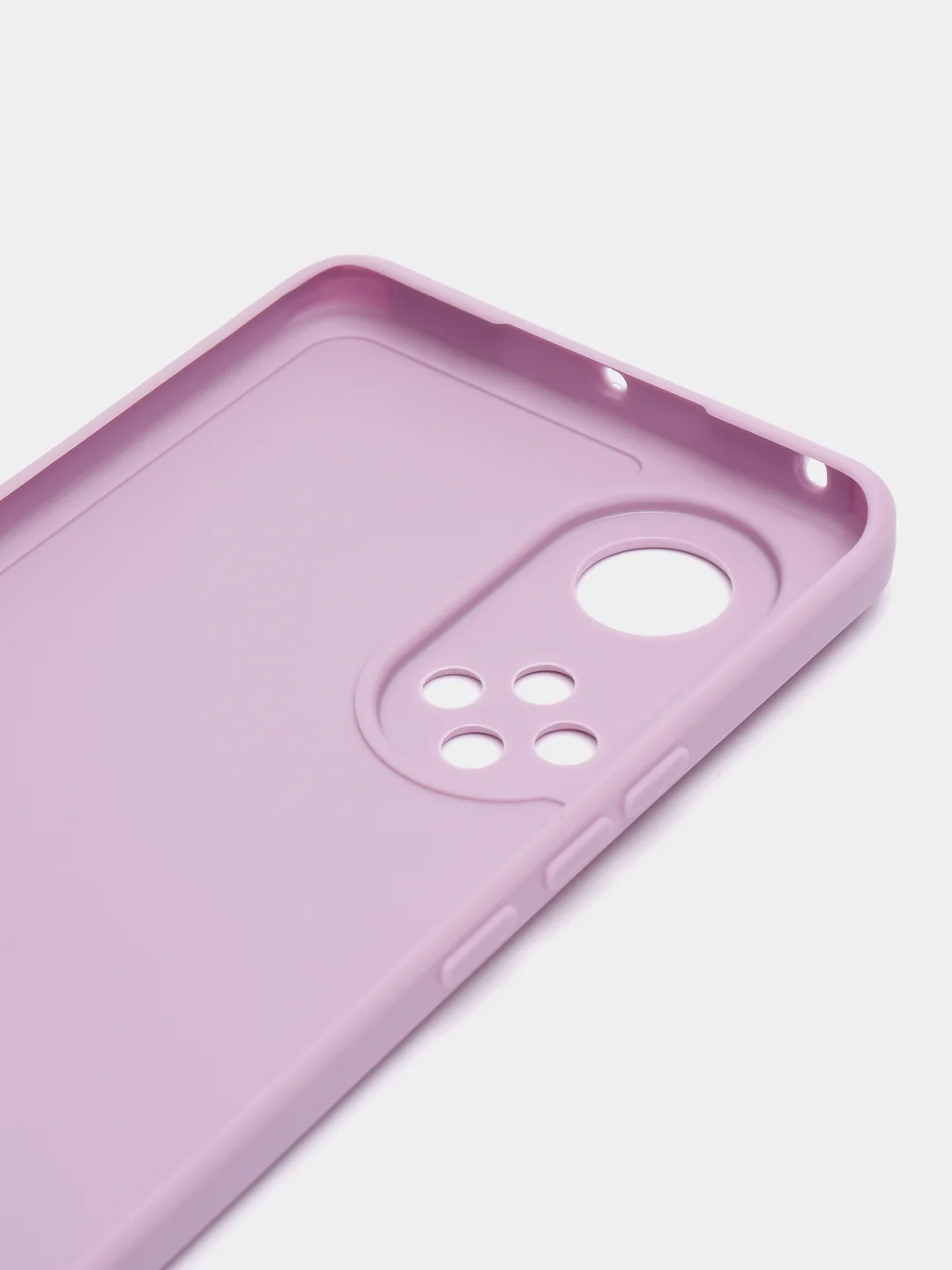 Лавандовый силиконовый чехол для Honor 50, Huawei NOVA 9 (Хонор 50, Хуавей Нова 9), прозрачный