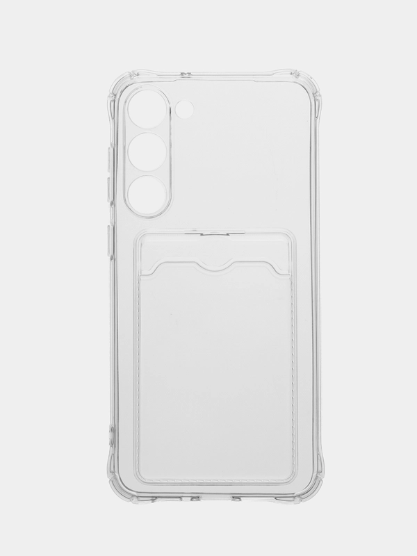 Чехол на Samsung S23+ Plus (Самсунг С23+ Плюс), силиконовый прозрачный
