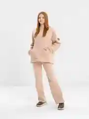 Бежевый спортивный костюм, женский