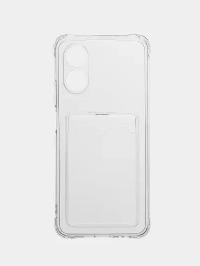 Прозрачный чехол для OPPO A17 / A17K (Оппо А17 / 17К), силиконовый прозрачный