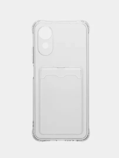 Прозрачный чехол для Oppo A17/ A17K (Оппо А17/ А17К), силиконовый прозрачный