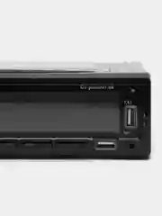Автомагнитола / магнитола автомобильная 1 DIN, Bluetooth, AUX, USB, 7 цветов подсветки