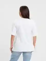 Белый футболка женская из хлопка