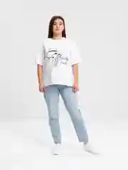 Белый футболка женская из хлопка