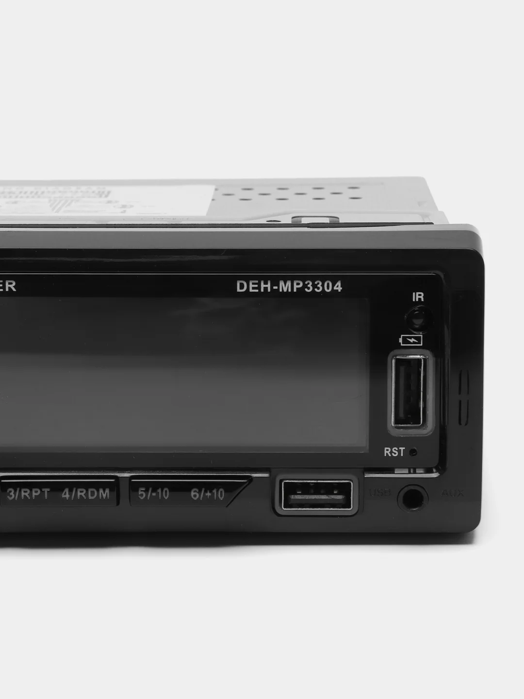 Автомагнитола / магнитола автомобильная 1 DIN, Bluetooth, AUX, USB, 7 цветов подсветки