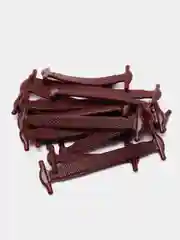 Коричневый эластичные шнурки, силиконовые