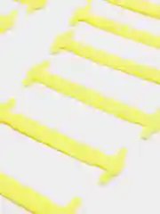 Желтый эластичные шнурки, силиконовые