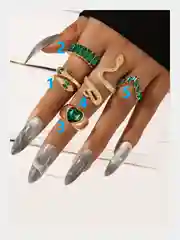 Кольца женские, 5 моделей
