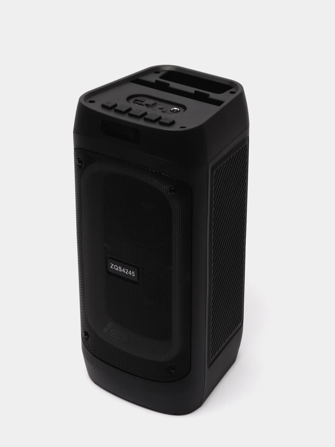 Черный беспроводная портативная музыкальная bluetooth-колонка с подсветкой