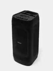Черный беспроводная портативная музыкальная bluetooth-колонка с подсветкой