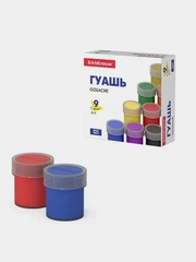 Гуашь ErichKrause Basic 9 цветов по 17мл