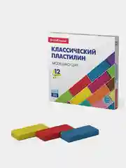 Классический пластилин ErichKrause Basic 12 цветов, 192г (коробка)