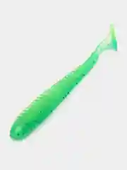 Лайм виброхвост Lucky John Pro Series Spark Tail, силиконовый