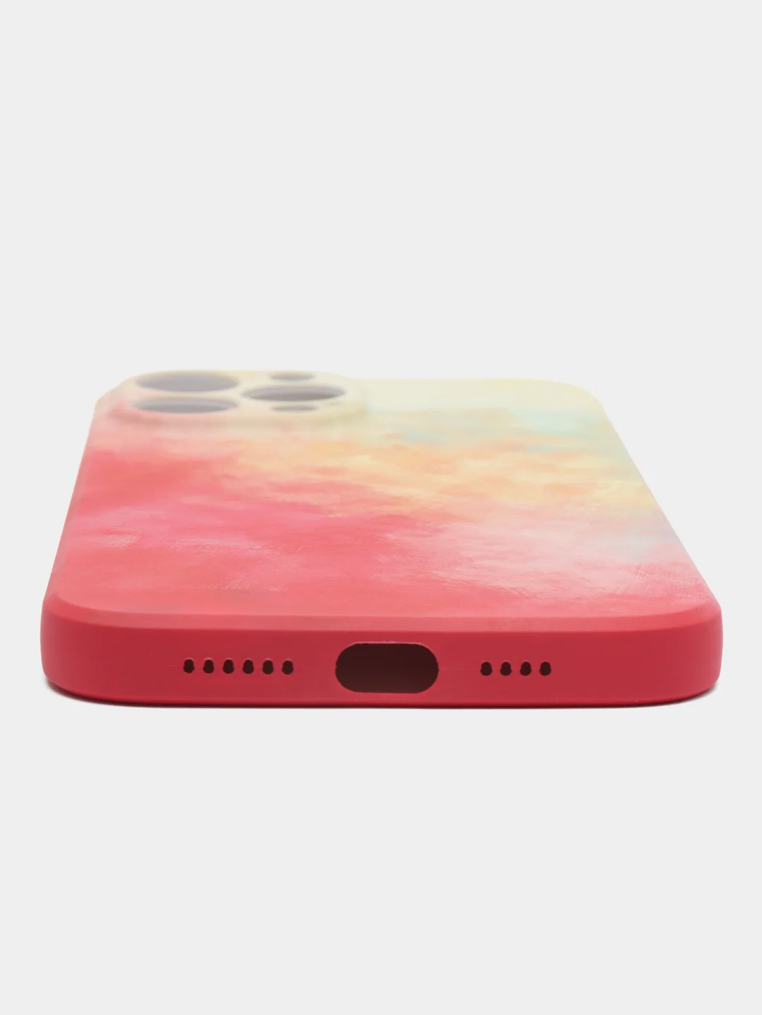 Коралловый силиконовый чехол с защитой камеры Apple iPhone 13 Pro Max, 7 Plus 8+ XS с рисунком
