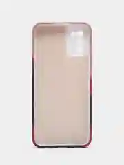 Багровый силиконовый чехол с защитой камеры Samsung A13, A03s, S22/Ultra, A22, A52, A12, с рисунком