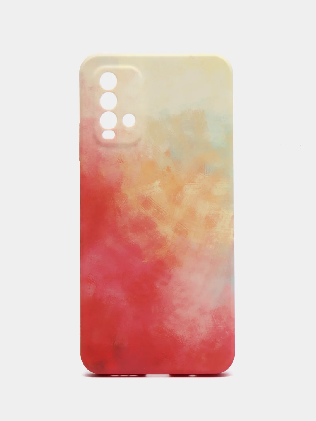 Коралловый силиконовый чехол с защитой камеры Xiaomi Redmi Note 11 Pro, 10S, 9T, 9C, 9  с рисунком