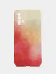 Коралловый силиконовый чехол с защитой камеры Xiaomi Redmi Note 11 Pro, 10S, 9T, 9C, 9  с рисунком