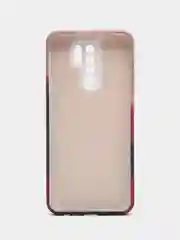 Багровый силиконовый чехол с защитой камеры Xiaomi Redmi Note 11 Pro, 10S, 9T, 9C, 9  с рисунком