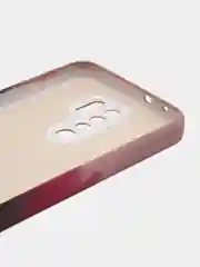 Багровый силиконовый чехол с защитой камеры Xiaomi Redmi Note 11 Pro, 10S, 9T, 9C, 9  с рисунком