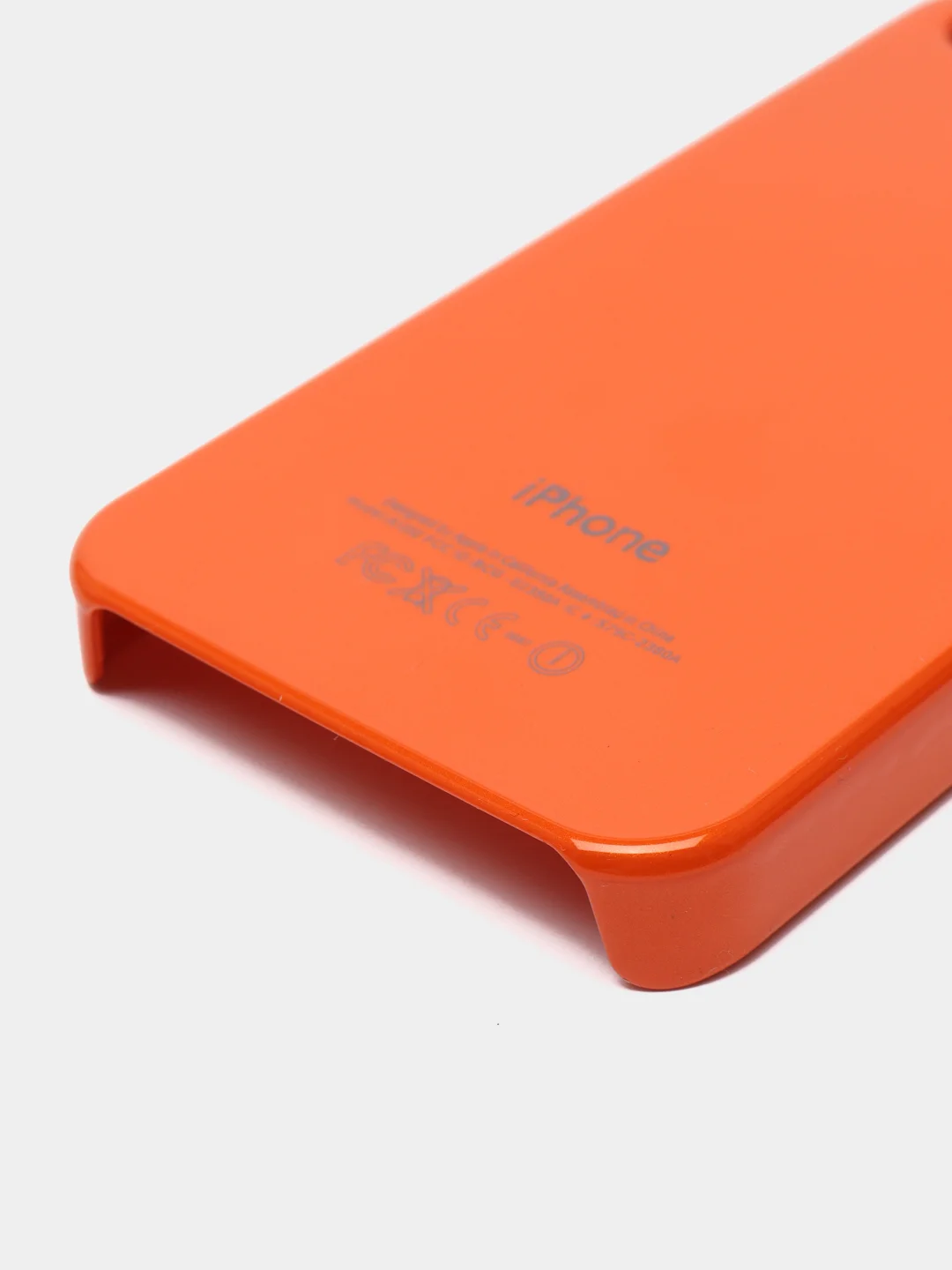 Оранжевый чехол для iPhone 4/4s, пластиковый