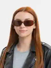 Бежевый очки женские