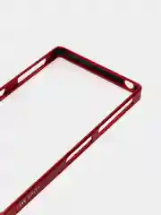 Красный бампер на Sony Xperia Z1, алюминиевый
