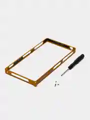 Коричневый бампер на Sony Xperia Z1, алюминиевый