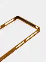Коричневый бампер на Sony Xperia Z1, алюминиевый