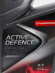 Автомобильное моторное масло Champion Active Defence 10W40 B4 Diesel, 4 литра, Бельгия