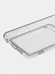 Прозрачный чехол с карманом для карт на Xiaomi POCO X3 / X3 Pro / X3 NFC, прозрачный, силиконовый