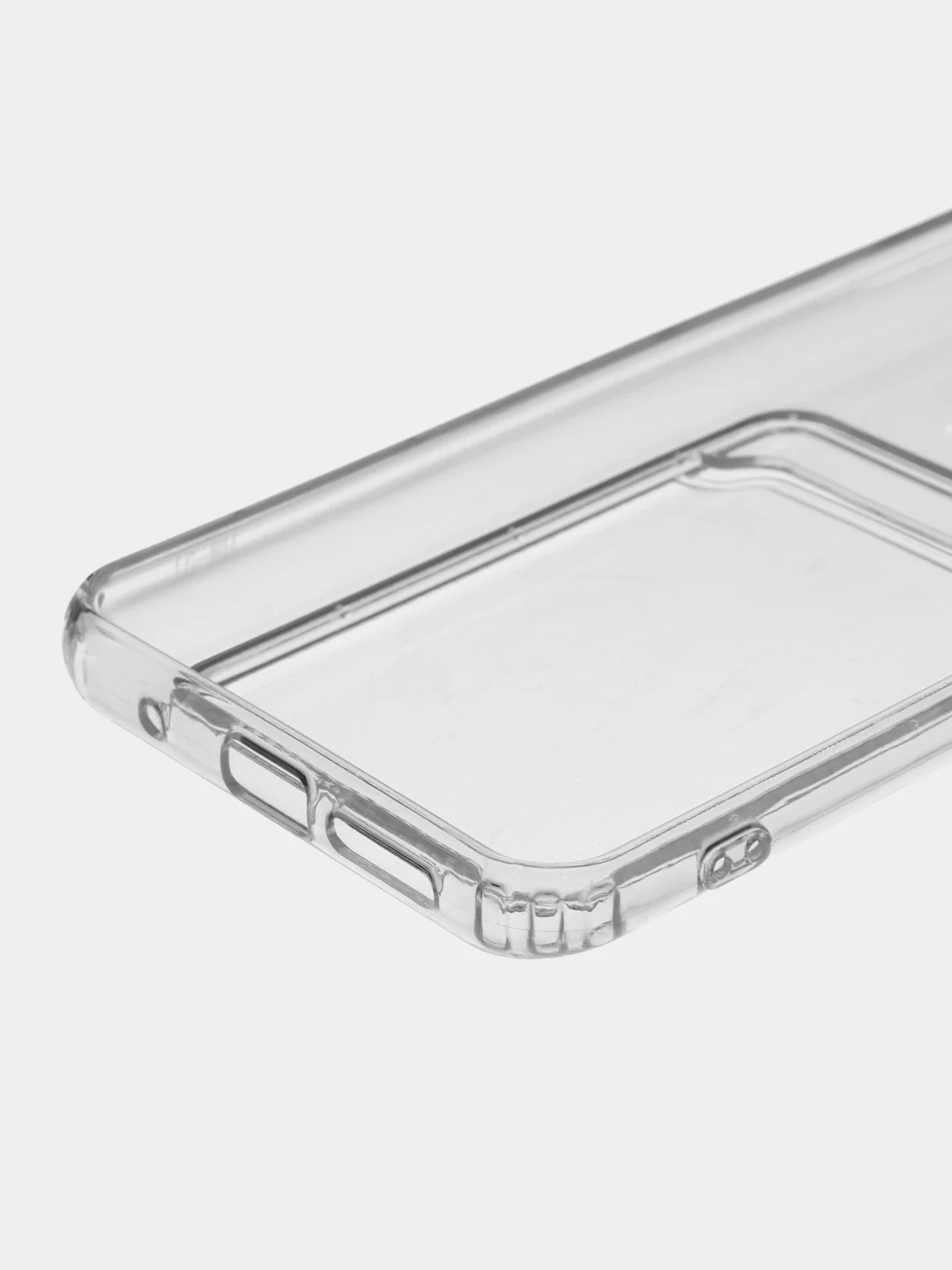 Прозрачный чехол с карманом для карт на Xiaomi Redmi 9T, прозрачный, силиконовый