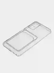 Прозрачный чехол с карманом для карт на Xiaomi Redmi 9T, прозрачный, силиконовый