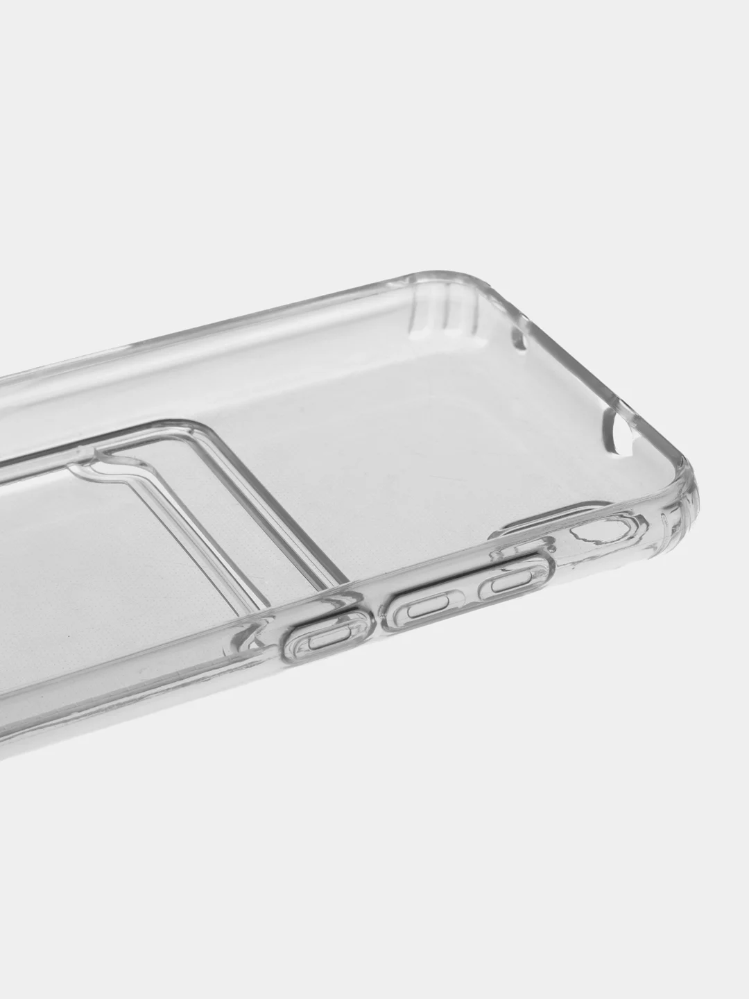 Прозрачный чехол для Xiaomi Redmi 7A, с карманом для карт, прозрачный, силиконовый