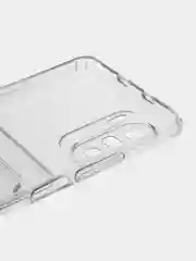 Прозрачный чехол с карманом для карт на Xiaomi POCO F3/K40/K40 Pro/Mi 11i, прозрачный, силиконовый