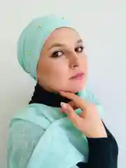 Молочный платок мусульманский