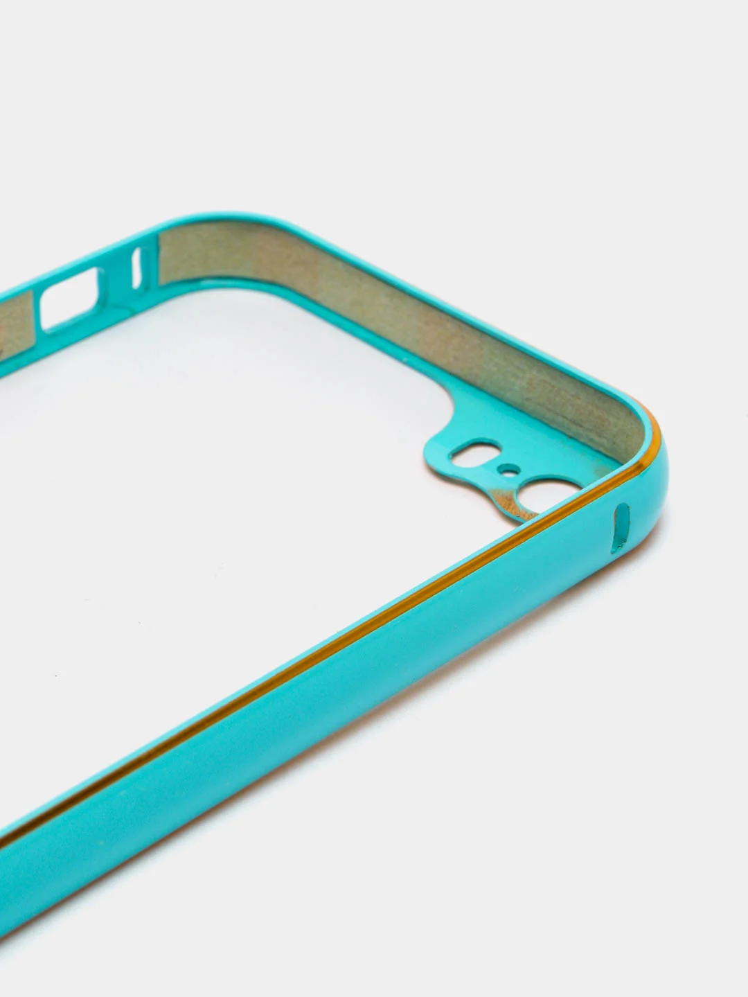Голубой бампер пластиковый для iPhone 5/5s