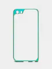 Голубой бампер пластиковый для iPhone 5/5s