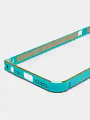 Голубой бампер пластиковый для iPhone 5/5s