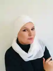 Молочный платок мусульманский