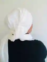 Молочный платок мусульманский