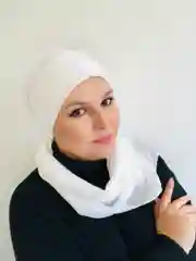 Молочный платок мусульманский