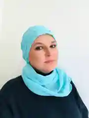 Лазурный платок мусульманский