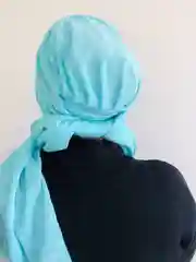 Лазурный платок мусульманский