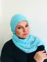 Лазурный платок мусульманский