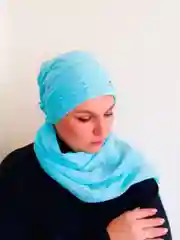 Лазурный платок мусульманский