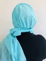Лазурный платок мусульманский