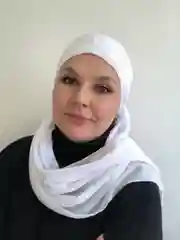 Белый платок мусульманский