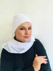 Белый платок мусульманский