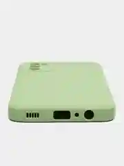 Зеленый чехол Samsung Galaxy A03s (Самсунг Гелакси А03С) силиконовый