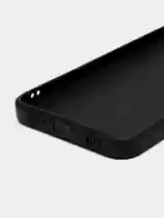Черный чехол Samsung Galaxy A03s (Самсунг Гелакси А03С) силиконовый